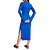 Vestido Canelado Colcci Slim In24 Azul Ultra Blue Feminino - Imagem 2