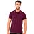 Camisa Polo Colcci Lined In24 Bordô Masculino - Imagem 1
