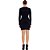 Vestido Curto Lança Perfume Com Abertura In24 Preto Feminino - Imagem 2