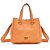 Bolsa Bucket Colcci Texture VE24 Laranja Feminino - Imagem 1