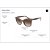 Óculos de Sol Armani Exchange 4094S 834213 Bege Feminino - Imagem 5
