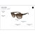 Óculos de Sol Armani Exchange 4127S 821313 Marrom Feminino - Imagem 5