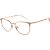 Armação Armani Exchange 1034 6103 Dourado Feminino - Imagem 1