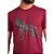 Camiseta Acostamento Casual In24 Bordô Masculino - Imagem 3