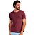 Camiseta Acostamento Basic In24 Bordô Masculino - Imagem 1