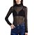 Blusa Forum Tule In24 Preto Feminino - Imagem 1