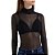 Blusa Forum Tule In24 Preto Feminino - Imagem 3