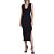 Vestido Canelado Forum Justo In24b Preto Feminino - Imagem 1