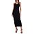 Vestido Canelado Forum Justo In24 Preto Feminino - Imagem 1