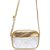 Bolsa Crossbody Easy Lança Perfume Metal In24 Prata Feminino - Imagem 1