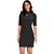 Vestido Lança Perfume Canelado In24 Preto Feminino - Imagem 1