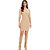 Vestido Lança Perfume Canelado In24 Bege Feminino - Imagem 3