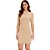 Vestido Lança Perfume Canelado In24 Bege Feminino - Imagem 1