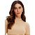 Vestido Lança Perfume Canelado In24 Bege Feminino - Imagem 5