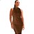 Vestido Super Mid Easy Lança Perfume OU24a Marrom Feminino - Imagem 1