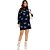 Vestido Lança Perfume Gola Alta In24 Marinho Feminino - Imagem 1