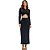 Blusa Lança Perfume Transpassada In24 Preto Feminino - Imagem 4