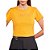 Camiseta Colcci Slim In24 Amarelo Frankie Feminino - Imagem 1