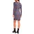 Vestido Canelado Colcci Slim In24 Cinza Feminino - Imagem 2