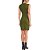 Vestido Canelado Colcci Malha In24 Verde Livas Feminino - Imagem 2