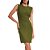 Vestido Canelado Colcci Malha In24 Verde Livas Feminino - Imagem 1
