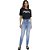 Camiseta Easy Lança Perfume Boyfriend In24 Preto Feminino - Imagem 3
