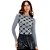 Blusa Lança Perfume Tricot In24 Grafite Feminino - Imagem 1
