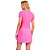 Camiseta Acostamento Basic Fashion In24 Rosa Feminino - Imagem 2