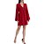 Vestido Forum Tecido Plano In24 Vermelho Odessa Feminino - Imagem 4