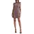 Vestido Forum Suede Shine In24 Marrom Feminino - Imagem 1