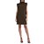Vestido Moletom Forum In24 Marrom Feminino - Imagem 1