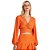 Blusa Acostamento Knot In24 Laranja Sunrise Feminino - Imagem 1