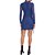 Vestido Tule Colcci Listrado In24 Marinho Feminino - Imagem 2