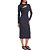 Vestido Canelado Colcci Long In24 Preto Feminino - Imagem 1