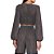 Blusa Plissada Colcci Metalizada In24 Preto e Prata Feminino - Imagem 2