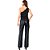 Calça Colcci Metalizada OU24 Preto Metalizado Feminino - Imagem 4