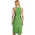 Vestido Acostamento Justo In24 Verde Feminino - Imagem 2