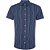 Camisa Individual Slim Henrique In24 Marinho Masculino - Imagem 1
