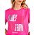 Camiseta Acostamento Fashion In24 Rosa Feminino - Imagem 3