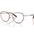 Armação Armani Exchange 1056 6120 Marrom Feminino - Imagem 6