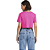 Camiseta Acostamento Fashion In24 Rosa Fuchsia Feminino - Imagem 2