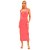 Vestido Lança Perfume Super Midi Pr25 Rosa Feminino - Imagem 1