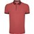 Camisa Polo Dudalina Frisos In24 Vermelho Claro Masculino - Imagem 1