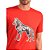 Camiseta Acostamento Casual In24 Vermelho Masculino - Imagem 3
