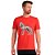 Camiseta Acostamento Casual In24 Vermelho Masculino - Imagem 1