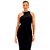 Vestido Canelado Lança Perfume Super Mid Pr25 Preto Feminino - Imagem 4