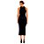 Vestido Canelado Lança Perfume Super Mid Pr25 Preto Feminino - Imagem 2