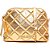 Bolsa Crossbody Lança Perfume Matelase Pr25 Dourado Feminino - Imagem 3