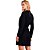 Vestido Acostamento Fashion In24b Preto Feminino - Imagem 2