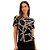 Camiseta Easy Lança Perfume Estampada Pr25 Preto Feminino - Imagem 1